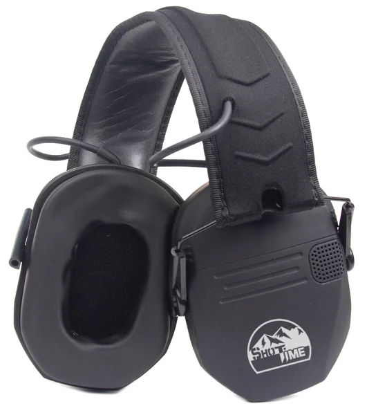 Наушники активные ShotTime 25 стрелковые NRR 23dB Black